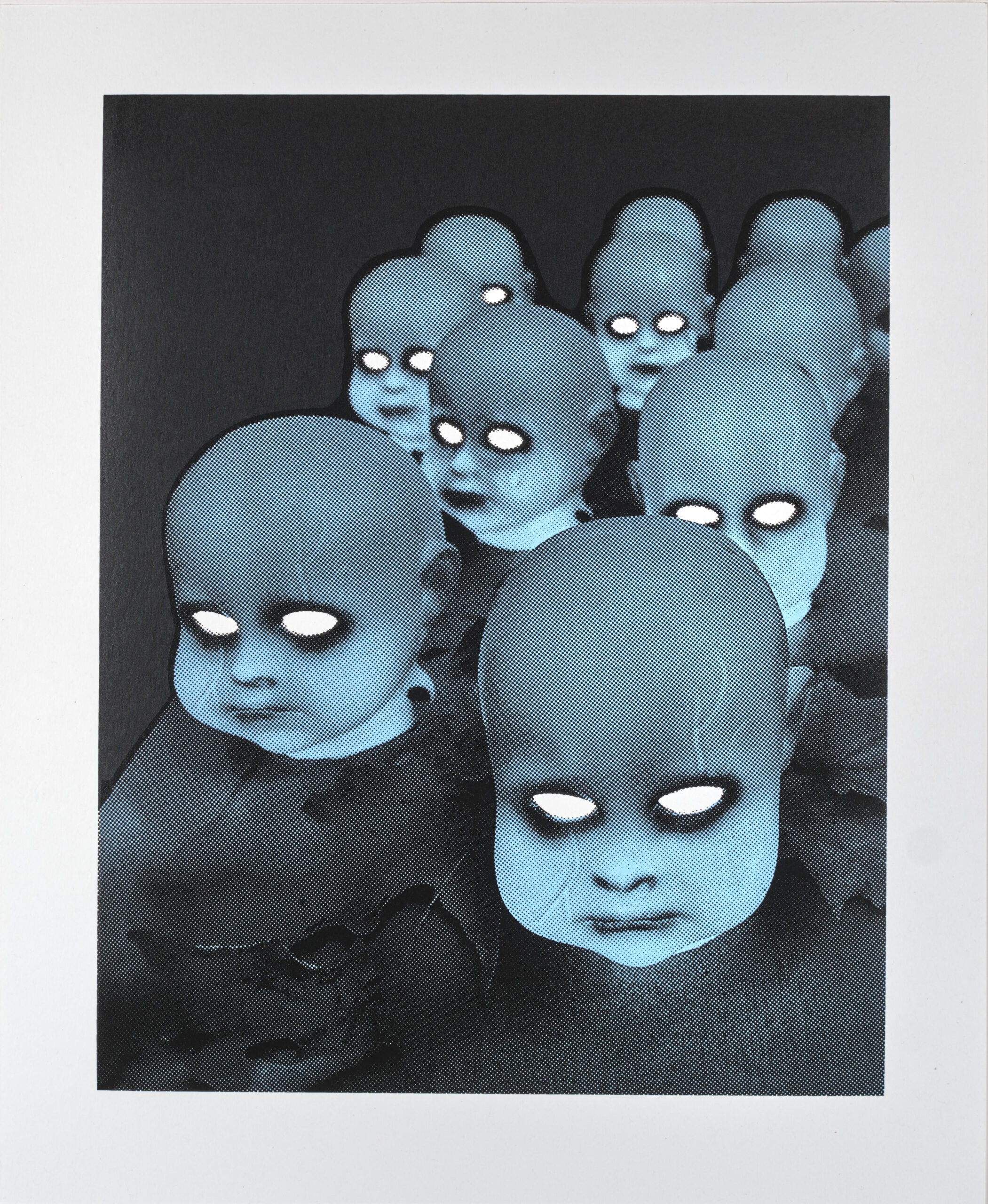 Another Visit From the Glowing Baby Heads — screen print
