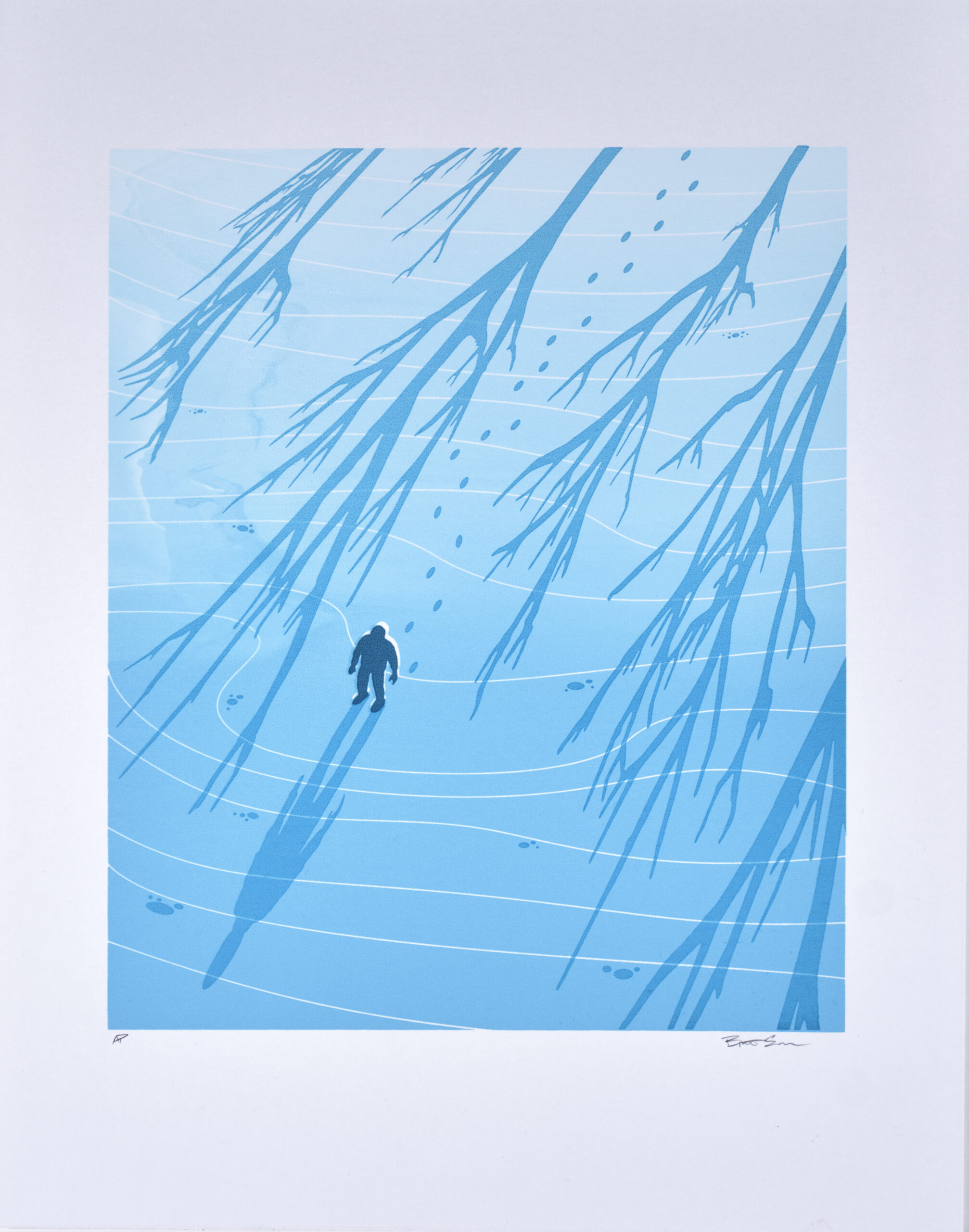 I Still Confide In You Almost Every Day — screen print