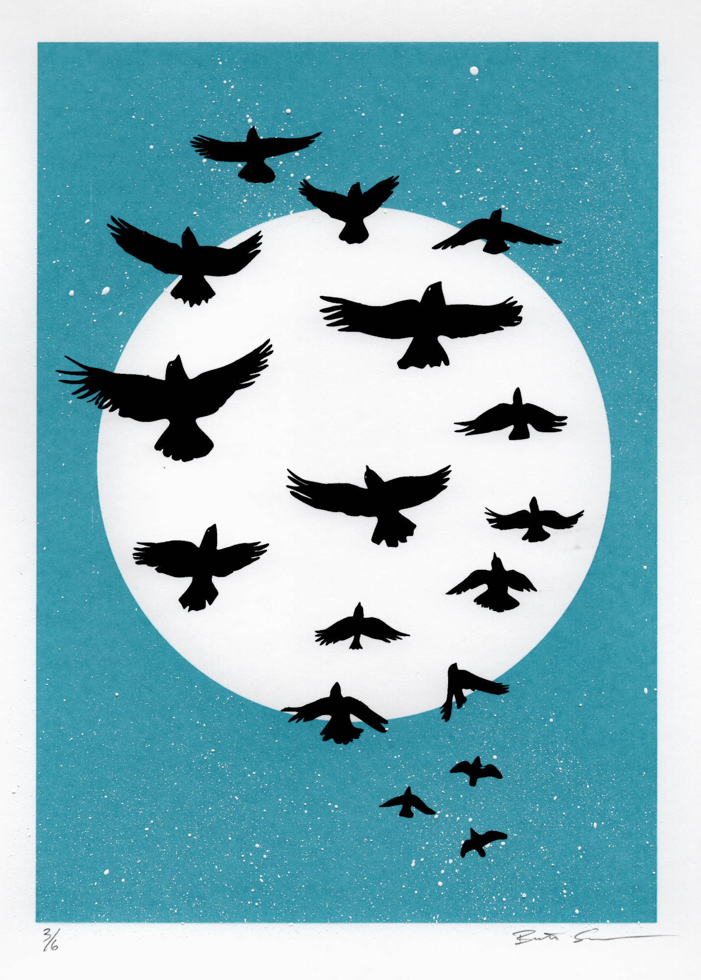 The Language of Birds 2 — screen print